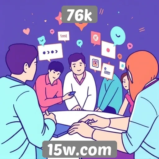 Impacto das comunidades online no site 76k